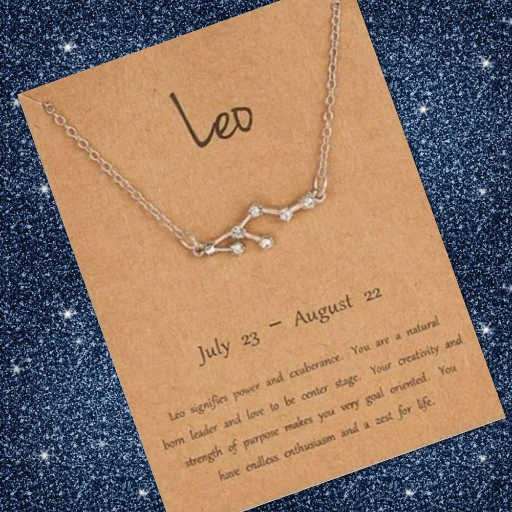 Leo Zodiac Constellation Necklace Celestial ♌️ astrology